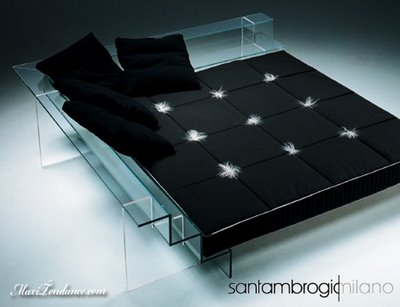 Santambrogio 1 Santambrogio Milano : Un Lit en Transparence