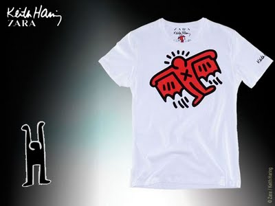 Zara Keith Haring 2 Zara x Keith Haring : T Shirts Exclusifs