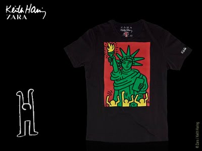 Zara Keith Haring 7 Zara x Keith Haring : T Shirts Exclusifs