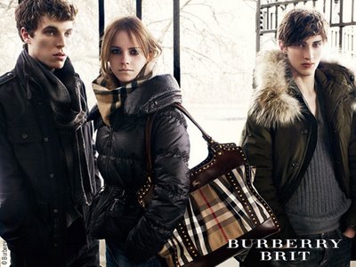 burberry fall09 11 Burberry Campagne Pub Hiver 2009 2010