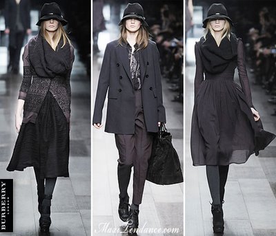 burberry fw09e Burberry Prorsum Défilé Automne Hiver 2009 2010