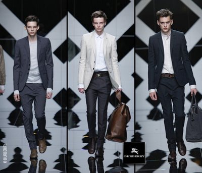 burberry menswear ss10 2 Burberry Defile Homme Printemps Ete 2010