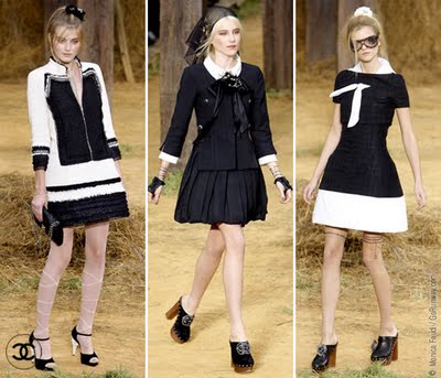 chanel ss10 2 Chanel Défilé Eté 2010 : Luxe Champêtre