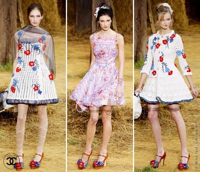 chanel ss10 5 Chanel Défilé Eté 2010 : Luxe Champêtre