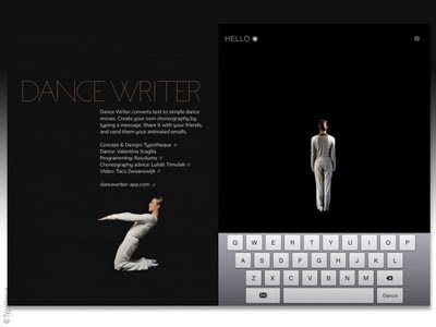 Dance Writer iPhone iPad : Vos Messages Vont Danser dance writer typotheque iphone 2 Dance Writer iPhone iPad : Vos Messages Vont Danser