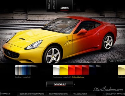 Ferrari California à Vos Couleurs ferrari california 2 Ferrari California à Vos Couleurs