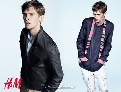 hm hommes0 H&M Hommes Printemps Eté 2009 : Catalogue