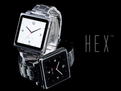 hx watch montre ipad nano 1 HEX Watch iPod Nano 6 : Tres Chic Bracelet Montre
