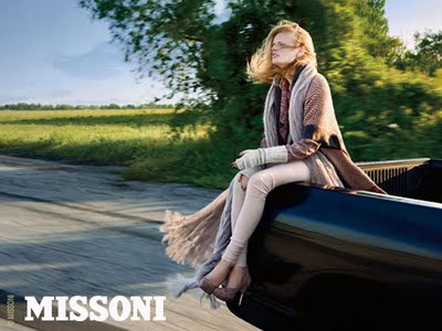 missoni ad fall09 1 Missoni Campagne Pub Hiver 2009 2010 La Suite