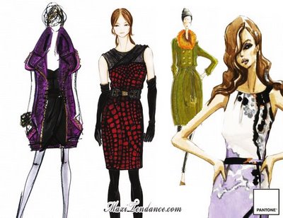 pantone fall09b 10 Couleurs Tendance : Automne Hiver 2009 2010
