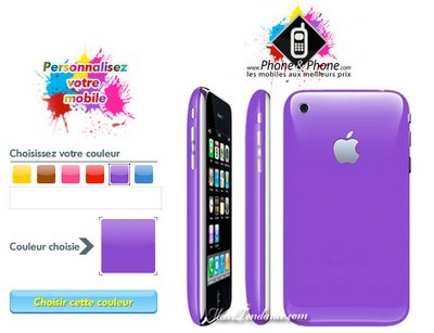 iPhone 3G aux 6 Couleurs Fashion phonephonecolors1 iPhone 3G aux 6 Couleurs Fashion