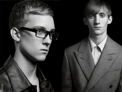 prada menswear fall09 6 Prada Homme Campagne Pub Hiver 2009 2010