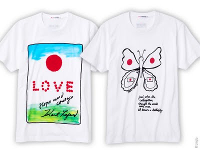 T Shirts Uniqlo Save Japan : Des Stars Pour La Bonne Cause save japan uniqlo 2 T Shirts Uniqlo Save Japan : Des Stars Pour La Bonne Cause