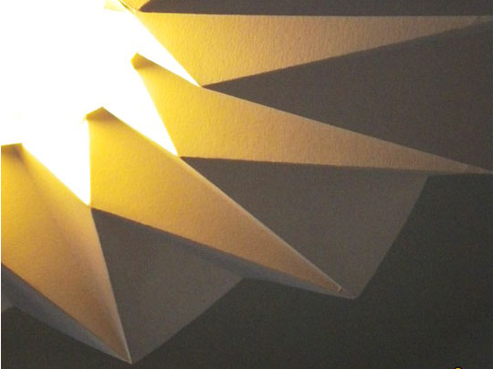Studio Snow Puppe : Suspensions Origami snowpuppe lamp 4 Studio Snow Puppe : Suspensions Origami