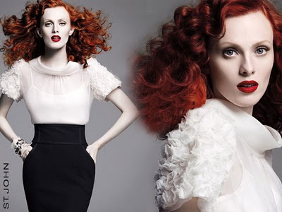 St. John Campagne Pub Ete 2010 avec Karen Elson st john ss2010 karen elson 3 St. John Campagne Pub Ete 2010 avec Karen Elson