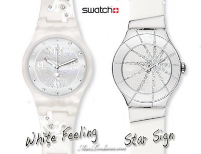 swatch season08 3 Swatch : Collection Blanche Hiver 2008 2009