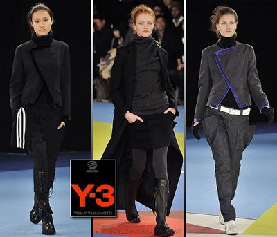 Y 3 : Défilé Automne Hiver 2009 2010 y3 fall09 3 Y 3 : Défilé Automne Hiver 2009 2010