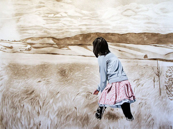 Allison-Cortson-Peinture-Art-4 Allison Cortson Peinture Art 4 Peintures par Allison Cortson : Portraits de Poussière