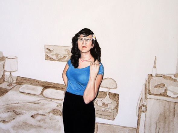 Allison-Cortson-Peinture-Art-5 Allison Cortson Peinture Art 5 Peintures par Allison Cortson : Portraits de Poussière
