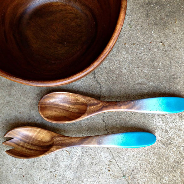 oMEandoMY-Homeware-3 oMEandoMY Homeware 3 oME & oMY : Couverts en Bois Peints Ombrés
