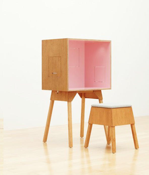 Torafu-Architects-Bureau-Tabouret-7 Torafu Architects Bureau Tabouret 7 Koloro par Torafu Architects : Maison Bureau avec Tabouret