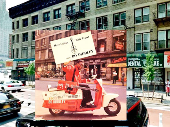 9 PopSpots Sync Bob Egan album art locations PopSpots NYC par Bob Egan : Photo de Couvertures dAlbums Localisées