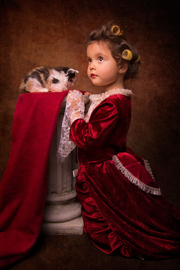 Petite Fille par Bill Gekas : Portraits Facon Peinture de la Renaissance 4 photo portrait petite fille Bill Gekas Petite Fille par Bill Gekas : Portraits Facon Peinture de la Renaissance