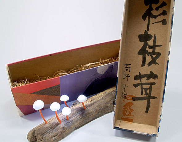 Lampes LED par Yukio Takano : Petits Champignons sur Bois 7 Lampe Champignon LED Mushroo Yukio Takano Lampes LED par Yukio Takano : Petits Champignons sur Bois