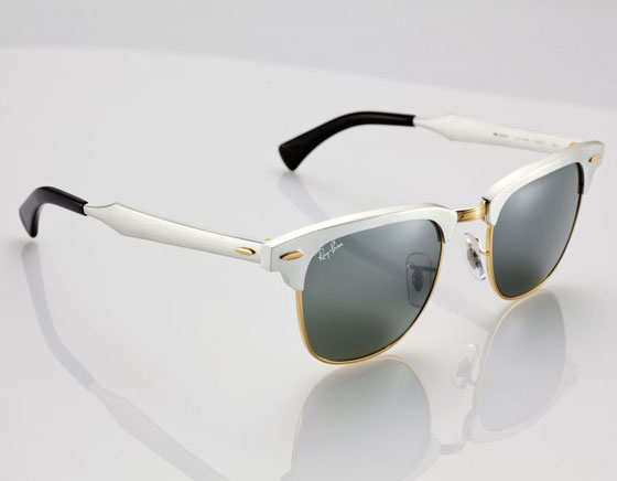 ray ban blanche homme