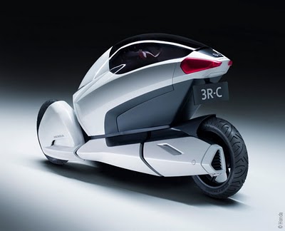 scooter honda 3r c 3 - Honda 3R-C : Scooter Electrique Futuriste - Deux Roues