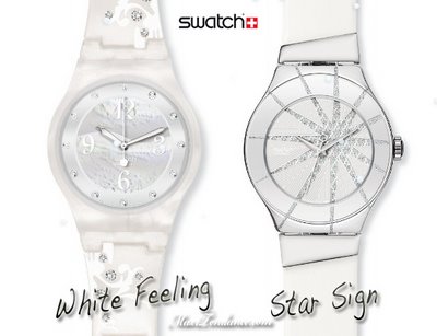 swatch season08 3 - Swatch : Collection Blanche Hiver 2008 2009 - Suisse, Montres