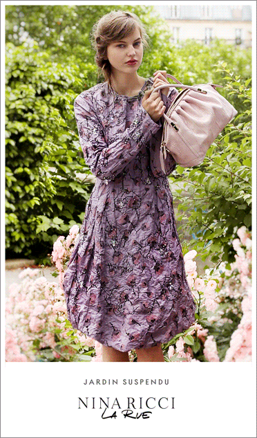 nina-ricci-la-rue-campagne-2 Nouveau Sac La Rue par Nina Ricci Campagne en Gif Art