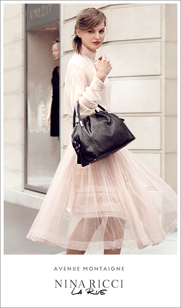 nina-ricci-la-rue-campagne-3 Nouveau Sac La Rue par Nina Ricci Campagne en Gif Art