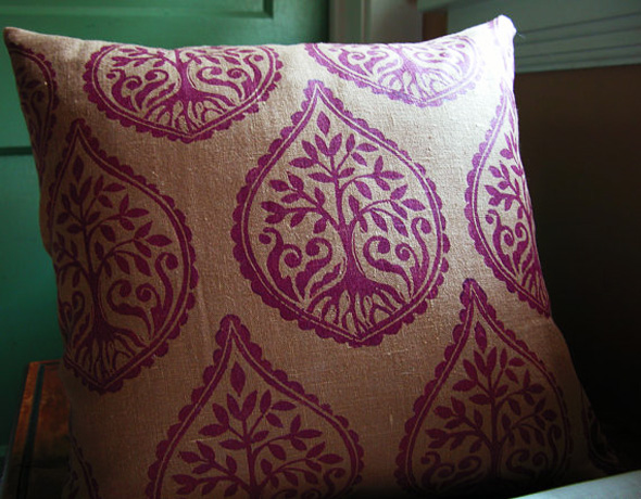 2-Giardino-Tissus-Coussin-Hiver-2012 Tissus Chics pour Coussins Faits-Main par Giardino