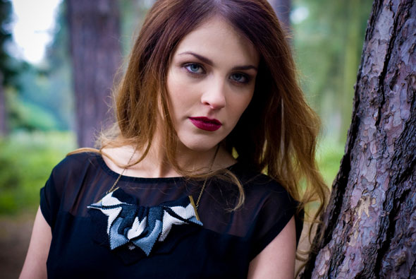 1-Amy-Lawrence-Colliers-necklet Amy Lawrence Colliers Tricotés aux Motifs Chevrons