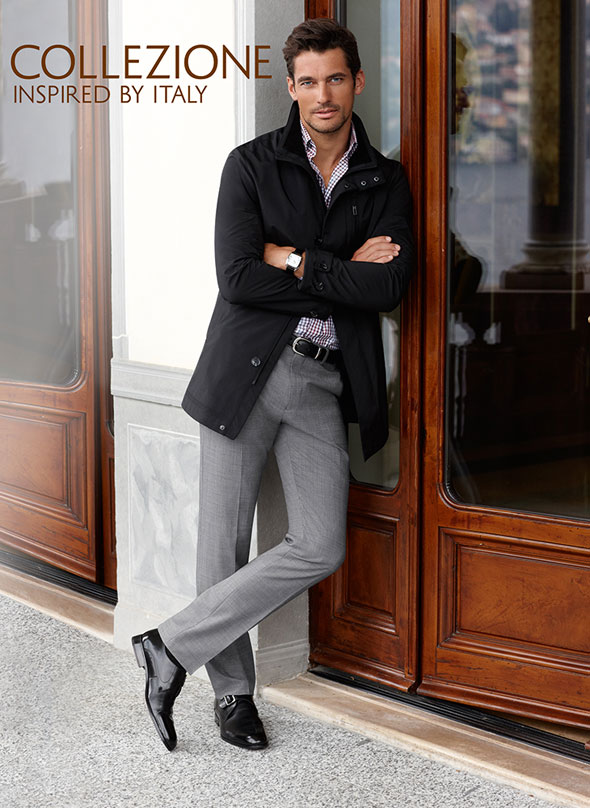 1 David Gandy Marks Spencer Collezione Italy - Marks & Spencer Homme Hiver 2012 2013 : Collezione Inspired by Italy - Mode, Londres, Homme, Fashion, Campagnes