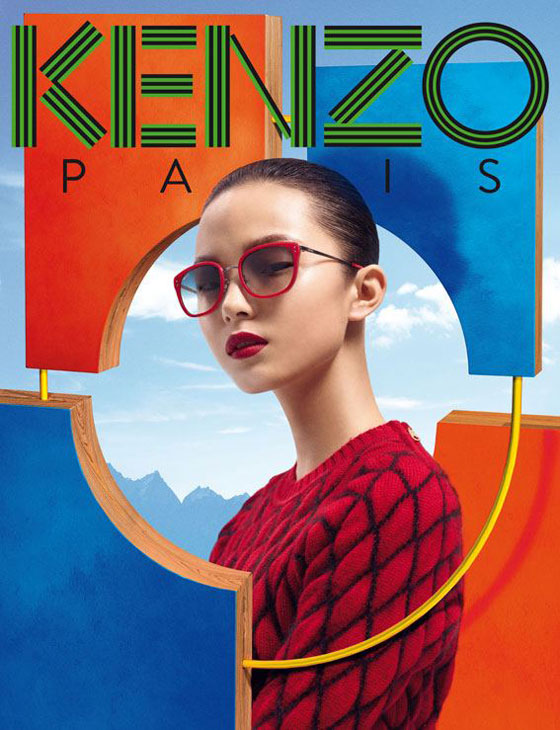 1 kenzo hiver fw accessoires 2012 2013 - Kenzo Paris Hiver 2012 2013 : Campagne Accessoires - Lunettes, Kenzo, Homme, Femme, Fashion, Campagnes, Bijoux