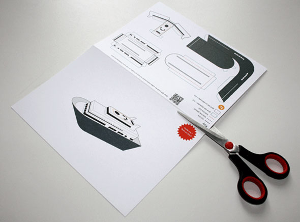 3-foldable-cuts-Carte-Voeux DIY Foldable Cuts : Cartes de Vœux en Petits Bateaux