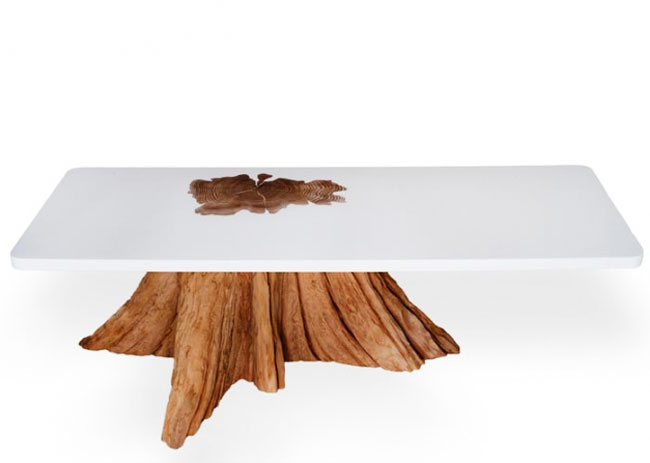 Bloom by MTH Woodworks : Tables en Bois et Troncs d'Arbres