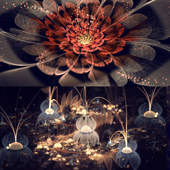 Silvia Cordedda : Spectaculaires Fleurs Fractales en 3D