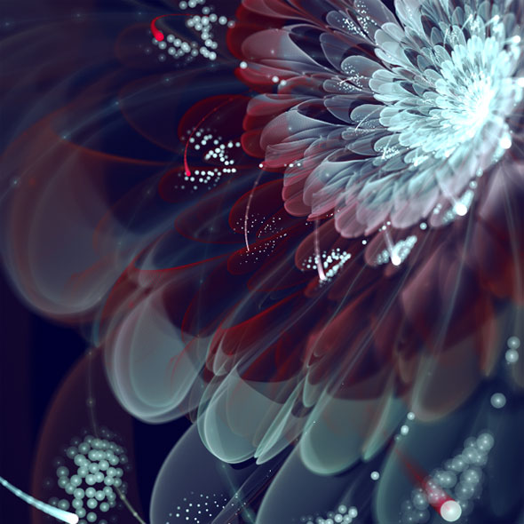 Silvia Cordedda : Spectaculaires Fleurs Fractales en 3D