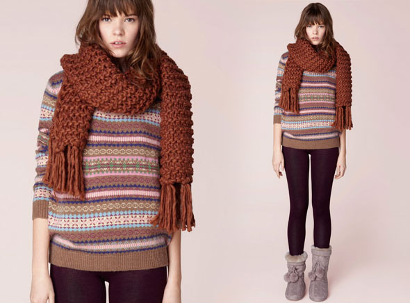 1-Oysho-hiver-Homewear-2012-Lookbook Lookbook Oysho Homewear 2012 : Cocooning Felin