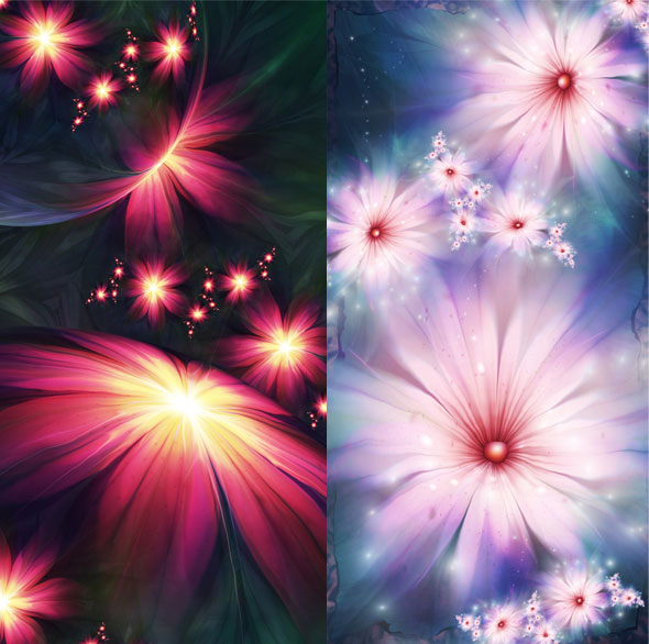 3-Lindelokse-Chiara-Biancheri-Fleurs-Fractal Lindelokse alias Chiara Biancheri : Bouquets de Fleurs Ultrafractal