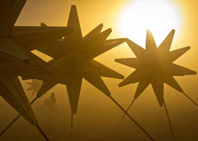 Starlight installation at Burning Man festival 2012