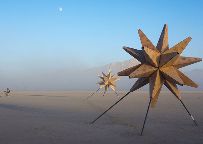Starlight installation at Burning Man festival 2012
