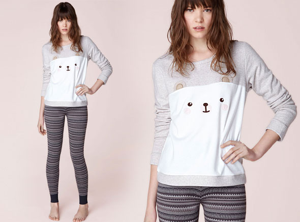 6-Oysho-hiver-Homewear-2012-Lookbook Lookbook Oysho Homewear 2012 : Cocooning Felin