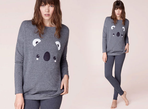 7-Oysho-hiver-Homewear-2012-Lookbook Lookbook Oysho Homewear 2012 : Cocooning Felin