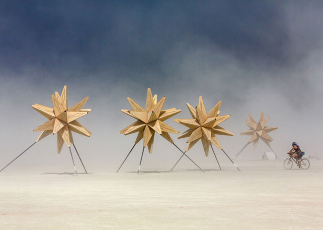 Starlight installation at Burning Man festival 2012