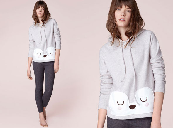 8-Oysho-hiver-Homewear-2012-Lookbook Lookbook Oysho Homewear 2012 : Cocooning Felin