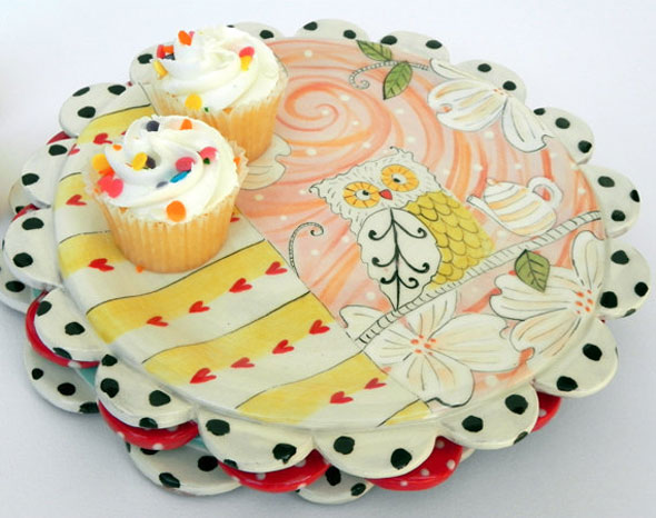 1-Joy-Elizabeth-Ceramics-Assiettes-Bols Joy Elizabeth Ceramics Assiettes Bols Gais et Illustrés